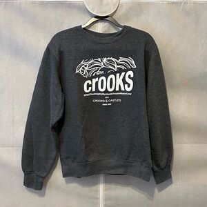 Crooks & Castles Men's Gray Sweatshirt